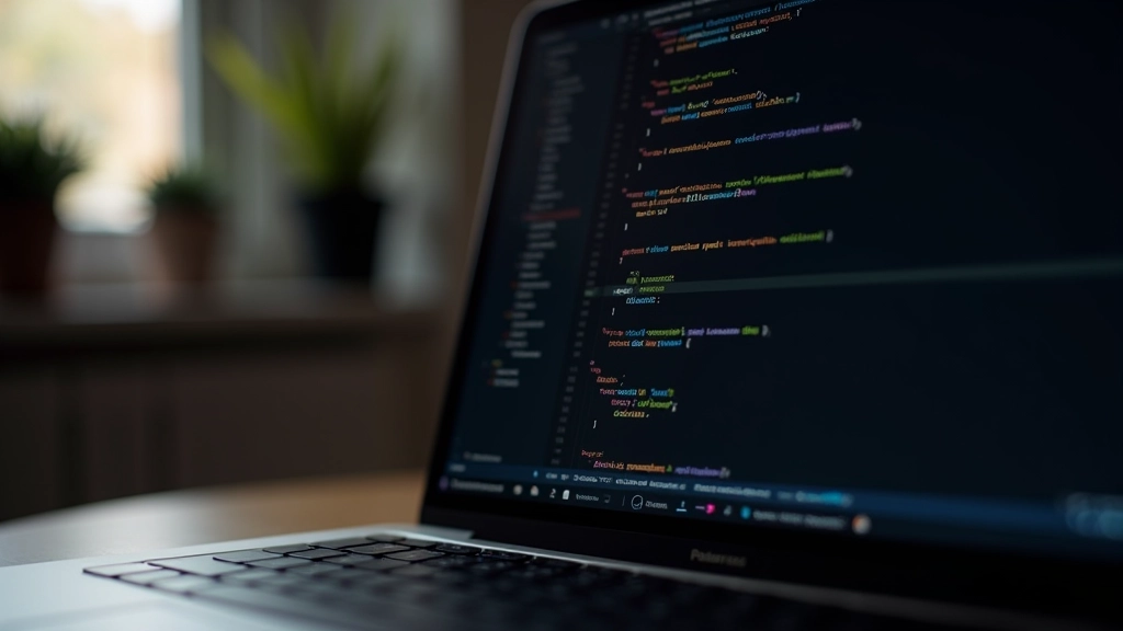 Code CSS avec variables personnalisées affichées sur un écran sombre