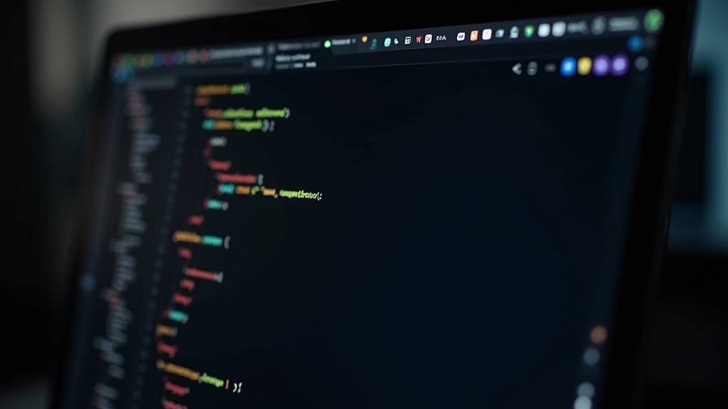 Fenêtre de navigateur affichant un site web avec mode sombre activé et paramètres système visibles