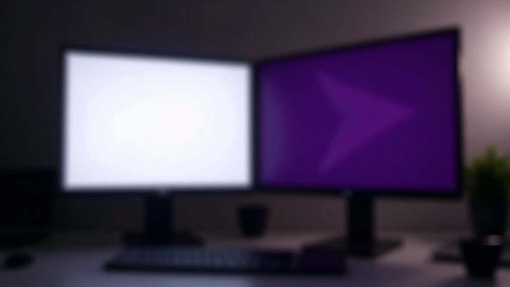 Écran d'ordinateur affichant une interface avec mode clair et sombre côte à côte